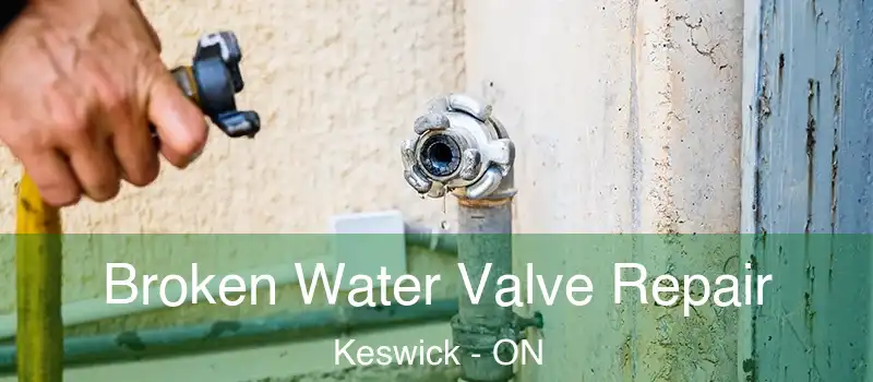  Broken Water Valve Repair Keswick - ON