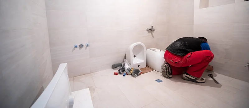 Basement Bathroom Shower Installation in Keswick, Ontario